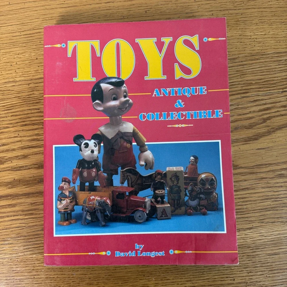 Toys Antique & Collectible Price Guide David Longest Mickey Mouse Pinocchio Book